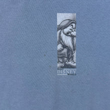 Load image into Gallery viewer, Early 00's Walt Disney World "7 Dwarfs" Snow White Graphic Blue T-Shirt