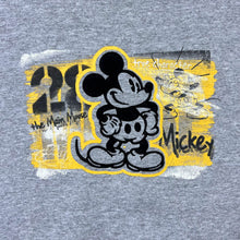 Load image into Gallery viewer, Early 00's Disney Store "Mickey" Embroidered Graphic Grey Crewneck Sweatshirt