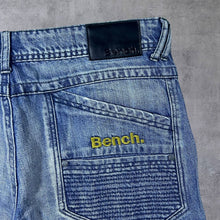 Load image into Gallery viewer, Early 00's Bench. Washed Blue Y2K Style Straight Leg Denim Cotton Jeans