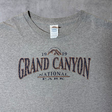 Load image into Gallery viewer, Delta "Grand Canyon National Park"" USA Tourist Spellout Graphic Grey T-Shirt