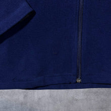 Load image into Gallery viewer, Early 00's Reebok Mini Logo Navy Blue Fleece Zip Hoodie