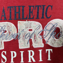 Load image into Gallery viewer, Vintage Pro Spirit Embroidered Spellout Red Crewneck Distressed Sweatshirt