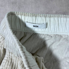 Load image into Gallery viewer, Jack & Jones Cream Drawstring Jumbo Wide Corduroy Cord Jogger Trousers