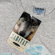 Load image into Gallery viewer, Vintage Habitat (1991) Native American Horse Eagle Wildlife Graphic Grey T-Shirt