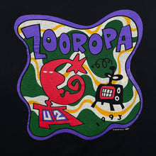Load image into Gallery viewer, Vintage U2 (1993) "Zooropa" Pop Rock Music Band Black Single Stitch Cotton T-Shirt