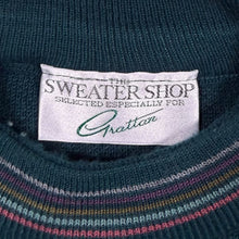 Load image into Gallery viewer, Vintage The Sweater Shop "Golf" Embroidered Argyle Check Acrylic Knit Jumper