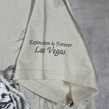 Load image into Gallery viewer, Vintage Extinction Is Forever "Las Vegas" Tiger Animal Wildlife Tourist Graphic T-Shirt