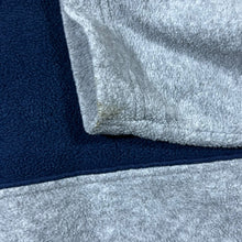 Load image into Gallery viewer, Early 00's Ellesse Embroidered Mini Logo Grey Navy Blue 1/4 Zip Fleece Sweatshirt