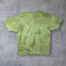 Load image into Gallery viewer, The Mountain Native American Horse Graphic Green Tie Dye Cotton T-Shirt