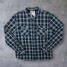 Load image into Gallery viewer, Vans Off The Wall Skater Plaid Check Long Sleeve Heavy Cotton Shirt