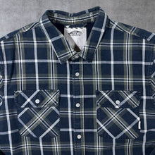 Load image into Gallery viewer, Vans Off The Wall Skater Plaid Check Long Sleeve Heavy Cotton Shirt