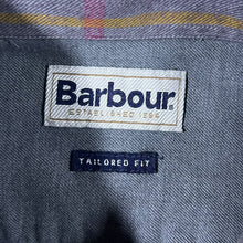 Load image into Gallery viewer, Barbour "Tailored Fit" Classic Grey Long Sleeve Button-Down Cotton Shirt