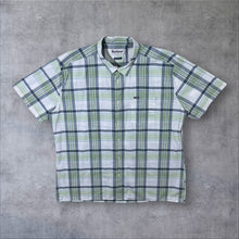 Load image into Gallery viewer, Barbour "Regular Fit" Green White Mix Plaid Check Short Sleeve Cotton Shirt