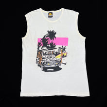 Load image into Gallery viewer, SUN STATIONS Surfer Tropical Graphic Sleeveless Vest T-Shirt