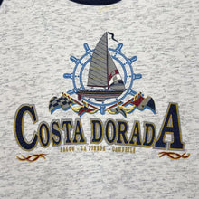 Load image into Gallery viewer, COSTA DORADA Nautical Souvenir Graphic Spellout Vest T-Shirt