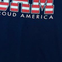 Load image into Gallery viewer, Vintage Hoover Dam "Proud America" USA Tourist Graphic Navy Blue T-Shirt