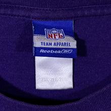 Load image into Gallery viewer, Reebok NFL Baltimore Ravens Football Spellout Graphic Purple Long Sleeve T-Shirt
