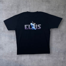 Load image into Gallery viewer, Early 00's Rock Tees "Elvis Presley" Rock N Roll Music Graphic Black T-Shirt