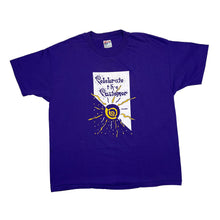 Load image into Gallery viewer, Hanes CELEBRATE THE CUSTOMER Graphic Spellout Single Stitch T-Shirt