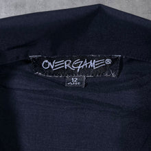 Load image into Gallery viewer, Early 00's Overgame Goth Tribal Y2K Graphic Black Grey Red Short Sleeve Shirt