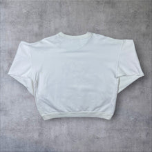 Load image into Gallery viewer, Vintage Paco Embroidered Multi Colour Spellout White Crewneck Sweatshirt