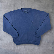 Load image into Gallery viewer, Vintage Head Classic Blue Embroidered Mini Logo Crewneck Sweatshirt