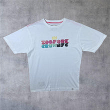 Load image into Gallery viewer, Zoo York “Crew NYC” Embroidered Patch Skater Spellout Graphic White T-Shirt