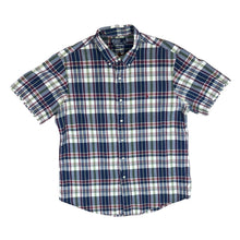 Load image into Gallery viewer, Early 00's POLO RALPH LAUREN "Custom Fit" Plaid Check Short Sleeve Button-Up Shirt