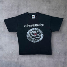 Load image into Gallery viewer, Vintage Whitesnake “Europe 2004” Heavy Metal Band Tour Graphic Black T-Shirt