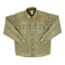 Load image into Gallery viewer, COLUMBIA SPORTSWEAR Fleece Lined Khaki Brown Utility Over Shirt