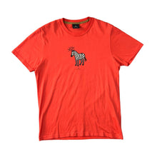 Load image into Gallery viewer, PAUL SMITH "PS" Zebra Cartoon Mini Logo Spellout Graphic T-Shirt