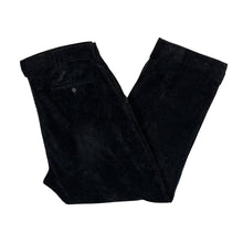 Load image into Gallery viewer, Early 00's POLO RALPH LAUREN Classic Black Corduroy Cord Straight Leg Trousers