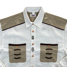 Load image into Gallery viewer, Vintage Roger Kent Cowboy Western Style White Cotton Long Sleeve Shirt