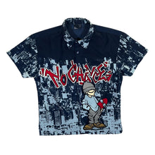 Load image into Gallery viewer, Early 00's DOGNOSE "No Chance" Graffiti Hip Hop Y2K All-Over Print Polyester Shirt