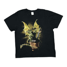 Load image into Gallery viewer, Early 00's STEDMAN Gothic Fantasy Dragon Sword Graphic T-Shirt