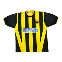Load image into Gallery viewer, Early 00's AEK ATHENS "Nikolaidis #11" Greek Football Home Shirt Kit Jersey
