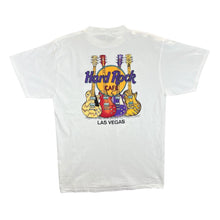 Load image into Gallery viewer, Vintage 90's HARD ROCK CAFE "Las Vegas" Souvenir Logo Graphic White T-Shirt