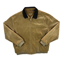 Load image into Gallery viewer, MAINE New England Check Lined Contrast Collar Corduroy Cord Zip Bomber Jacket