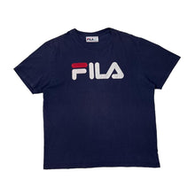 Load image into Gallery viewer, FILA Classic Big Logo Spellout Graphic Short Sleeve Cotton T-Shirt