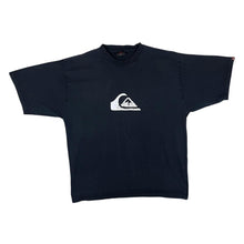 Load image into Gallery viewer, Early 00's QUIKSILVER Classic Surfer Skater Logo Faded Black Cotton T-Shirt