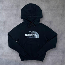 Load image into Gallery viewer, TNF The North Face Embroidered Big Logo Spellout Black Hoodie