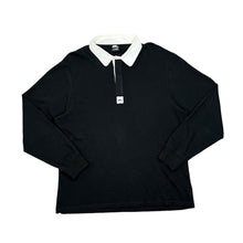 Load image into Gallery viewer, NO FEAR Classic Embroidered Mini Patch Logo Skater Long Sleeve Polo Shirt