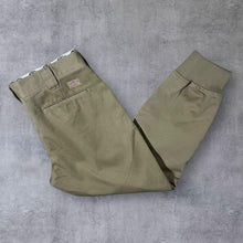 Load image into Gallery viewer, Dickies Skater Workwear Carpenter Classic Beige Cuffed Trousers