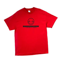 Load image into Gallery viewer, Vintage LEAD ME NOT TO TEMPTATION Skater Novelty Spellout Graphic Cotton T-Shirt