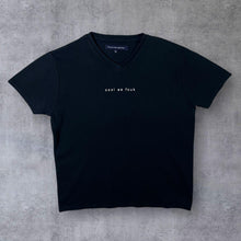 Load image into Gallery viewer, French Connection "Cool as FCUK" Graphic Spellout Black Short Sleeve V-Neck T-Shirt