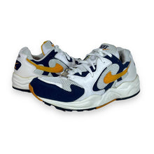 Load image into Gallery viewer, Vintage 1995 NIKE AIR WINDRUNNER Blue White Yellow Running Trainers Sneakers Shoes