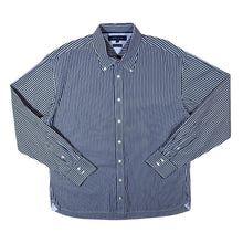 Load image into Gallery viewer, Tommy Hilfiger "80's 2 Ply Cotton" Multi Striped Button-Up Long Sleeve Shirt