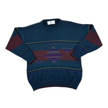 Load image into Gallery viewer, Vintage 90&#39;s LE TRICOT MARINE Made In Ireland Grandad Patterned Acrylic Wool Knit Sweater Jumper
