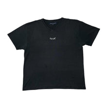 Load image into Gallery viewer, FCUK French Connection Classic Mini Logo Spellout Graphic V-Neck T-Shirt