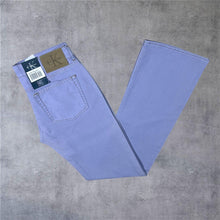 Load image into Gallery viewer, Deadstock Calvin Klein CK Jeans Bootcut Fit Zip Fly Lilac-Blue Denim Jeans